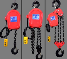 用環(huán)鏈電動(dòng)葫蘆起吊高爐熱風(fēng)閥門(mén)，省時(shí)省力